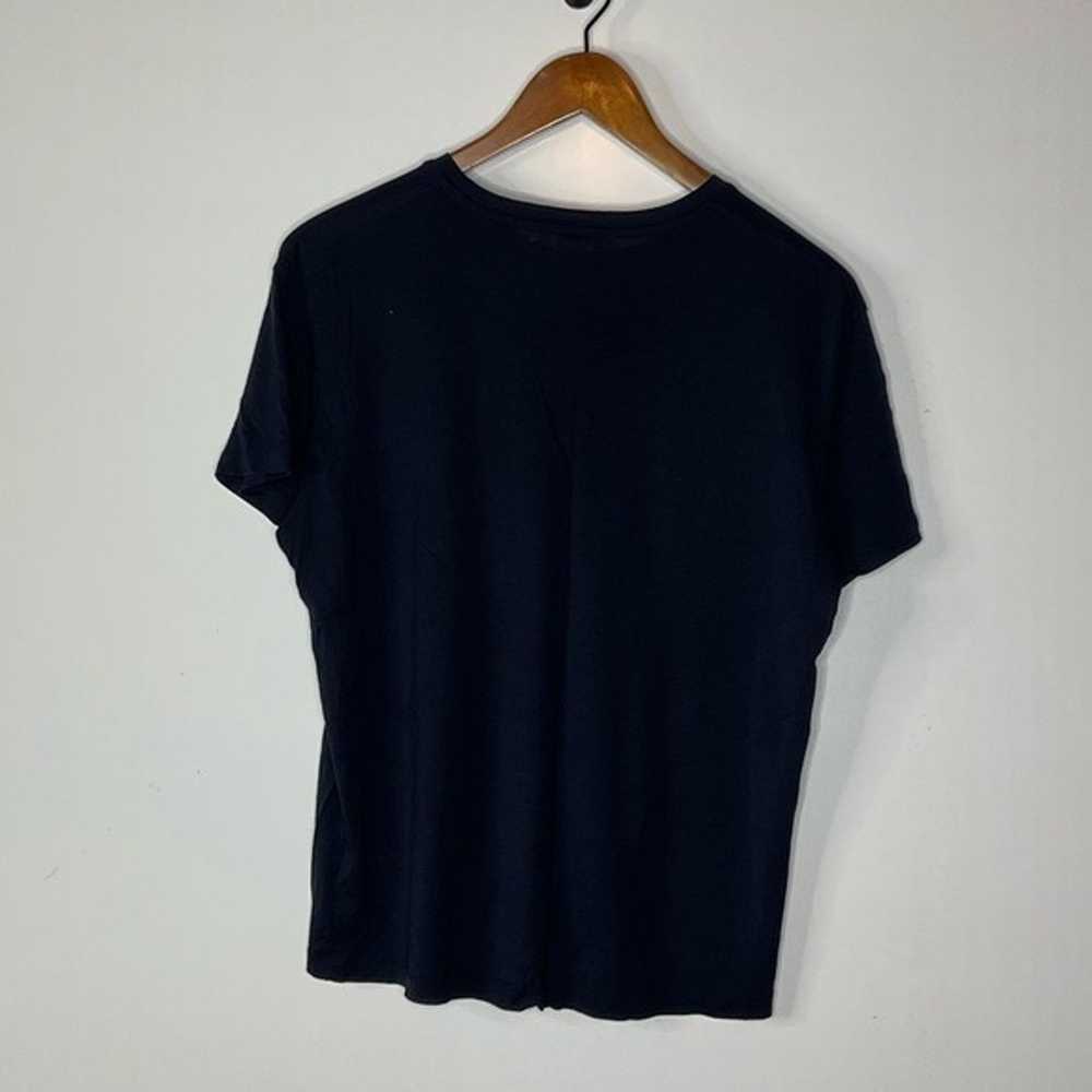 Acne Studios Black Crewneck Short Sleeve T-shirt … - image 2