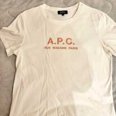 A.P.C. x Demi-Luxe BEAMS Exclusive T-Shirt Rose P… - image 1