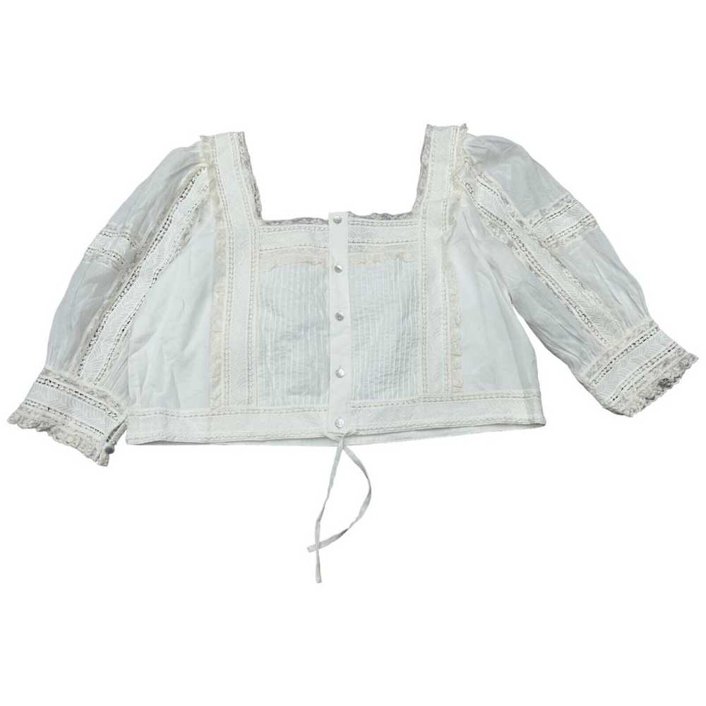 Polo Ralph Lauren Voile Blouse Top Womens Size 6 … - image 2