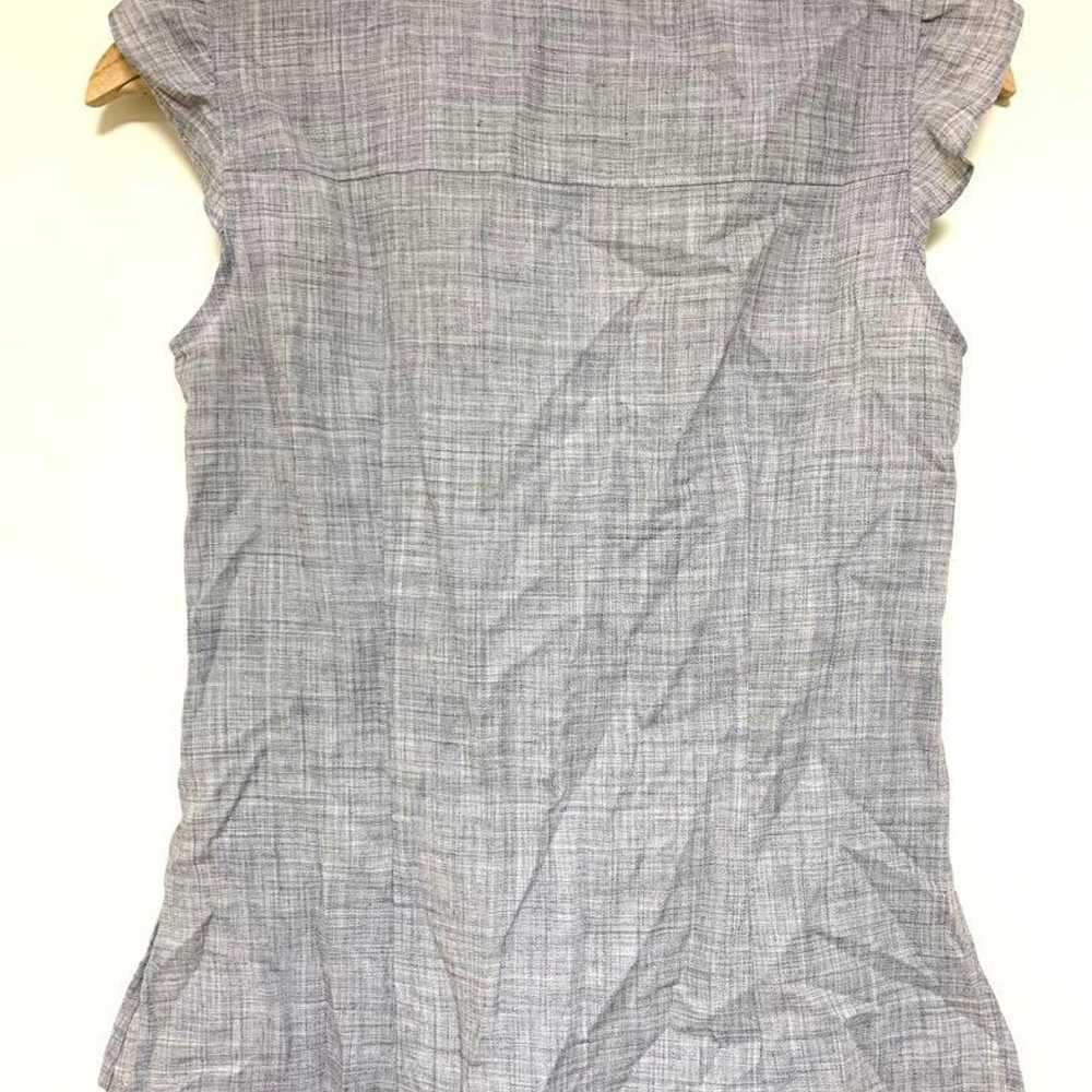 Rene Sleeveless Shirt S Gray - image 2