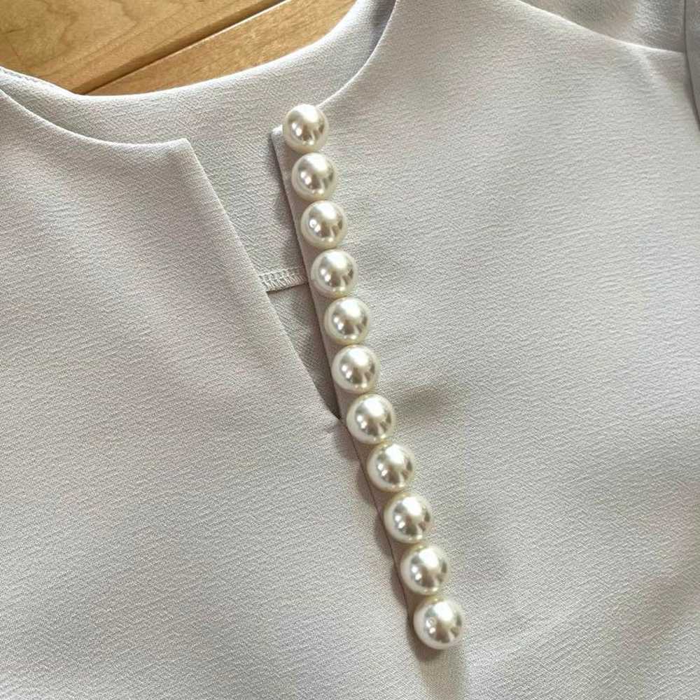 TONAL Pearl Key Neck Blouse - image 7