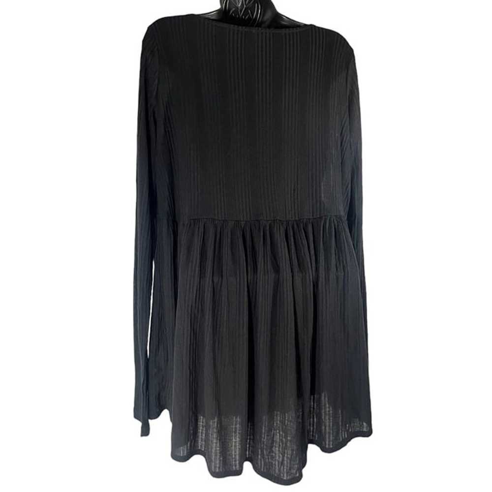 Free People Tunic Top Pretty Please Black Tunic B… - image 11