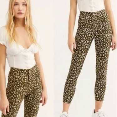 Free People Free People Leopard Cheetah Size 27 S… - image 1