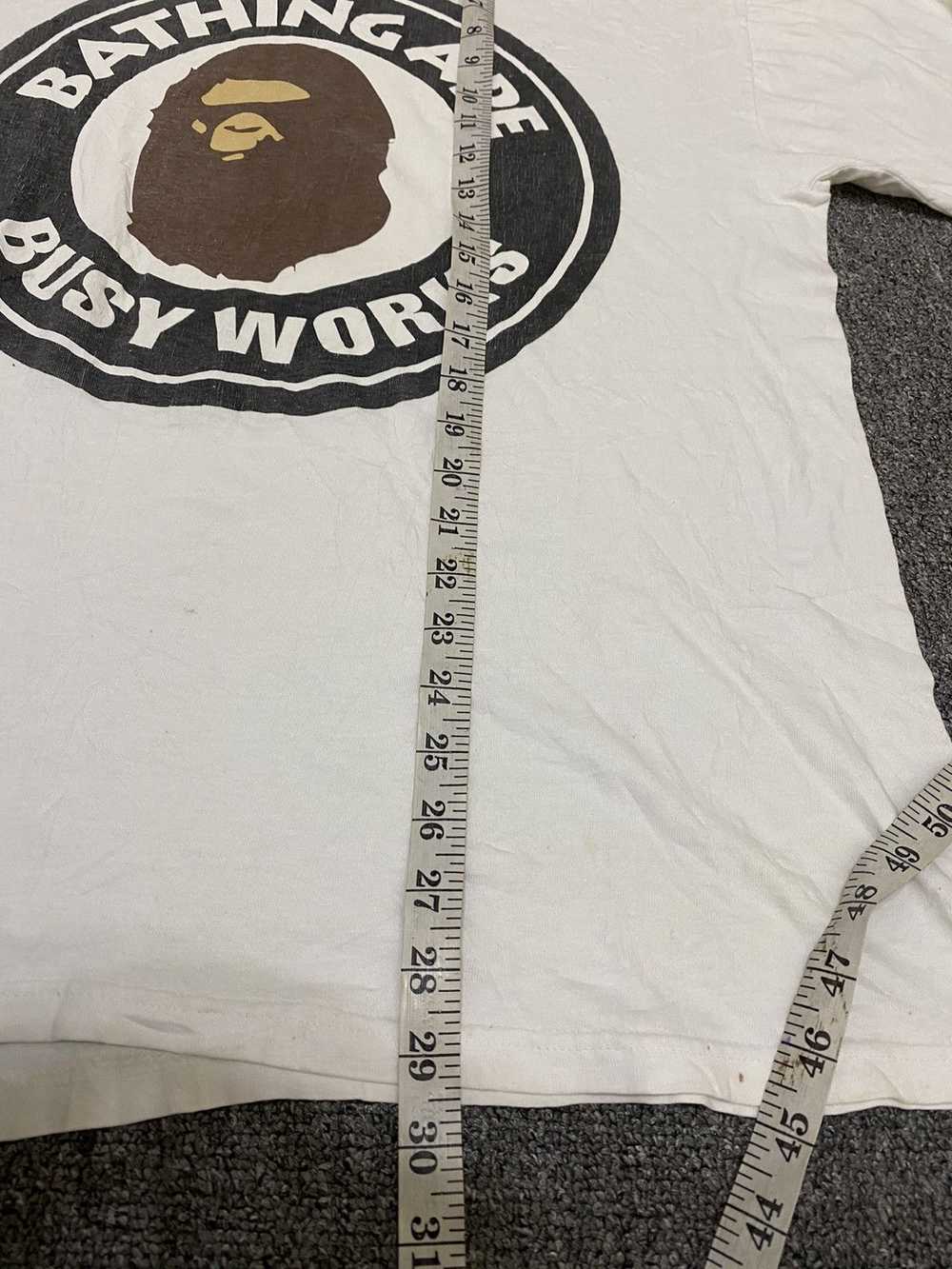 Bape × Hanes × Vintage VTG BAPE BUSY WORKS BY HAN… - image 6