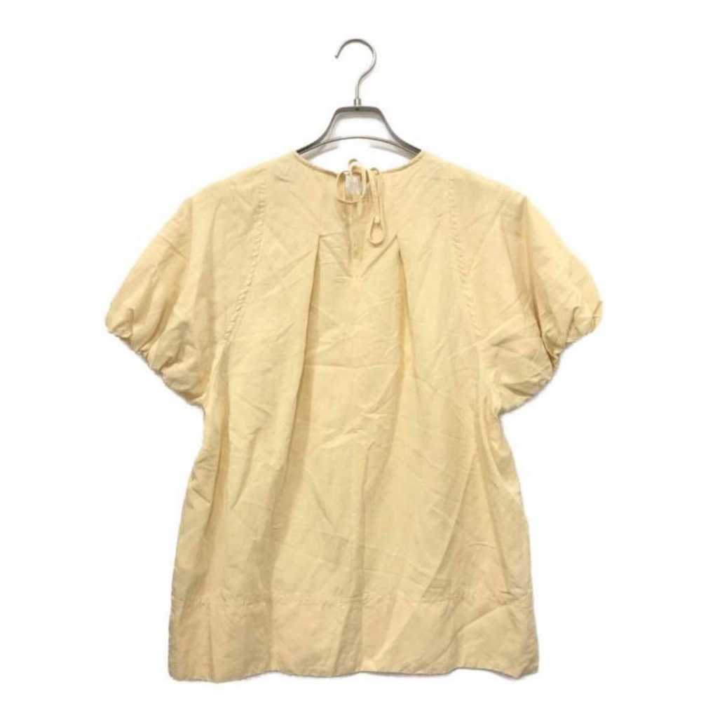 Linen Puff Sleeve Blouse Yellow 36 from yori. - image 2