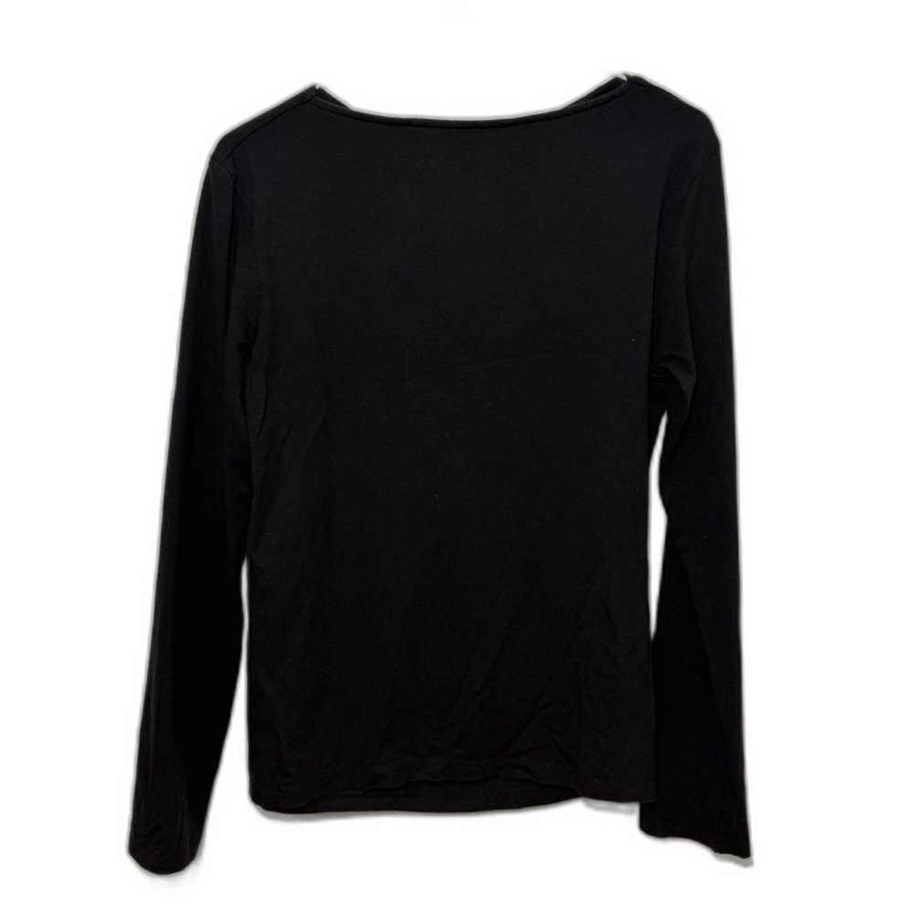 MM Lafleur Winfrey Ruched Blouse - Black M - image 6