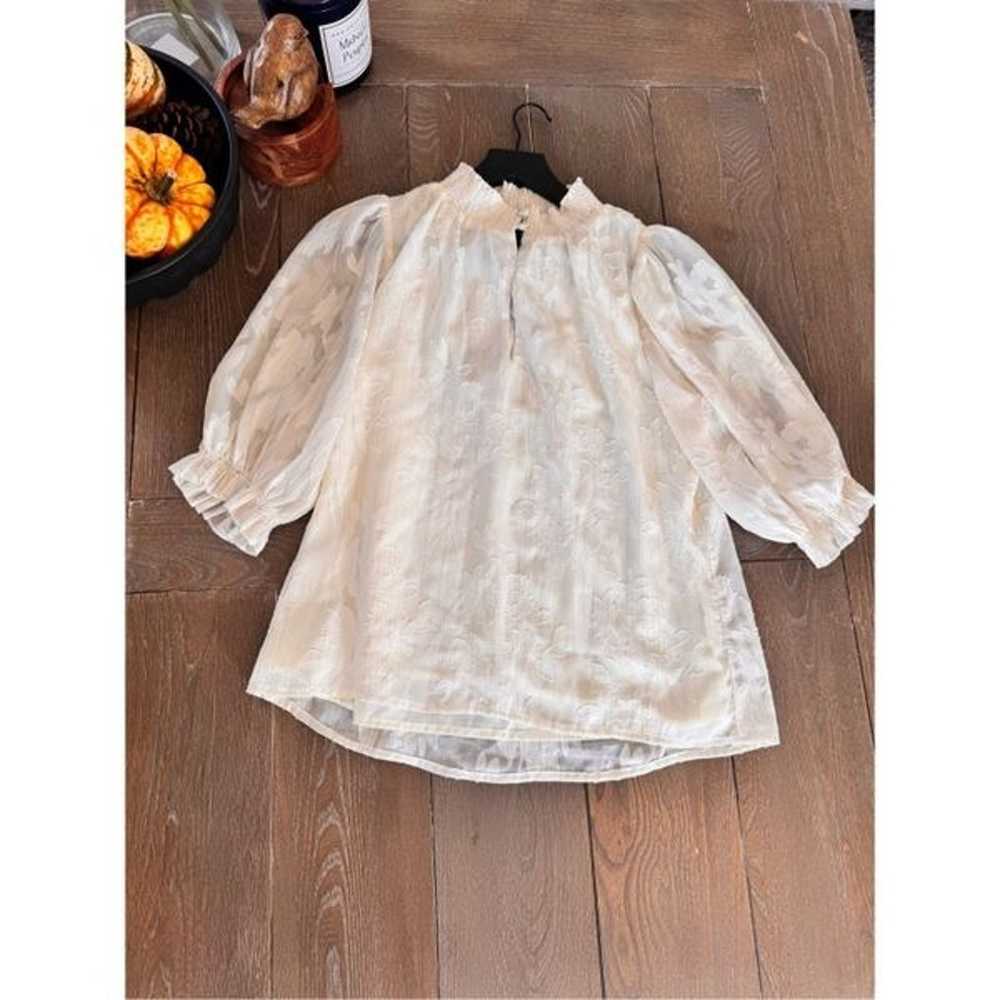 Abbey Glass Bennett Chiffon Top Size Medium - image 3