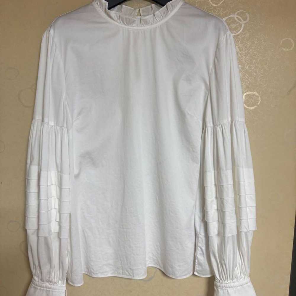 TED BAKER shirt, size 2, white. - image 1