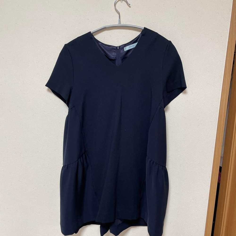 Navy Short Sleeve Tiered Tunic - image 1