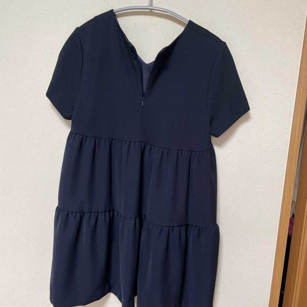 Navy Short Sleeve Tiered Tunic - image 2