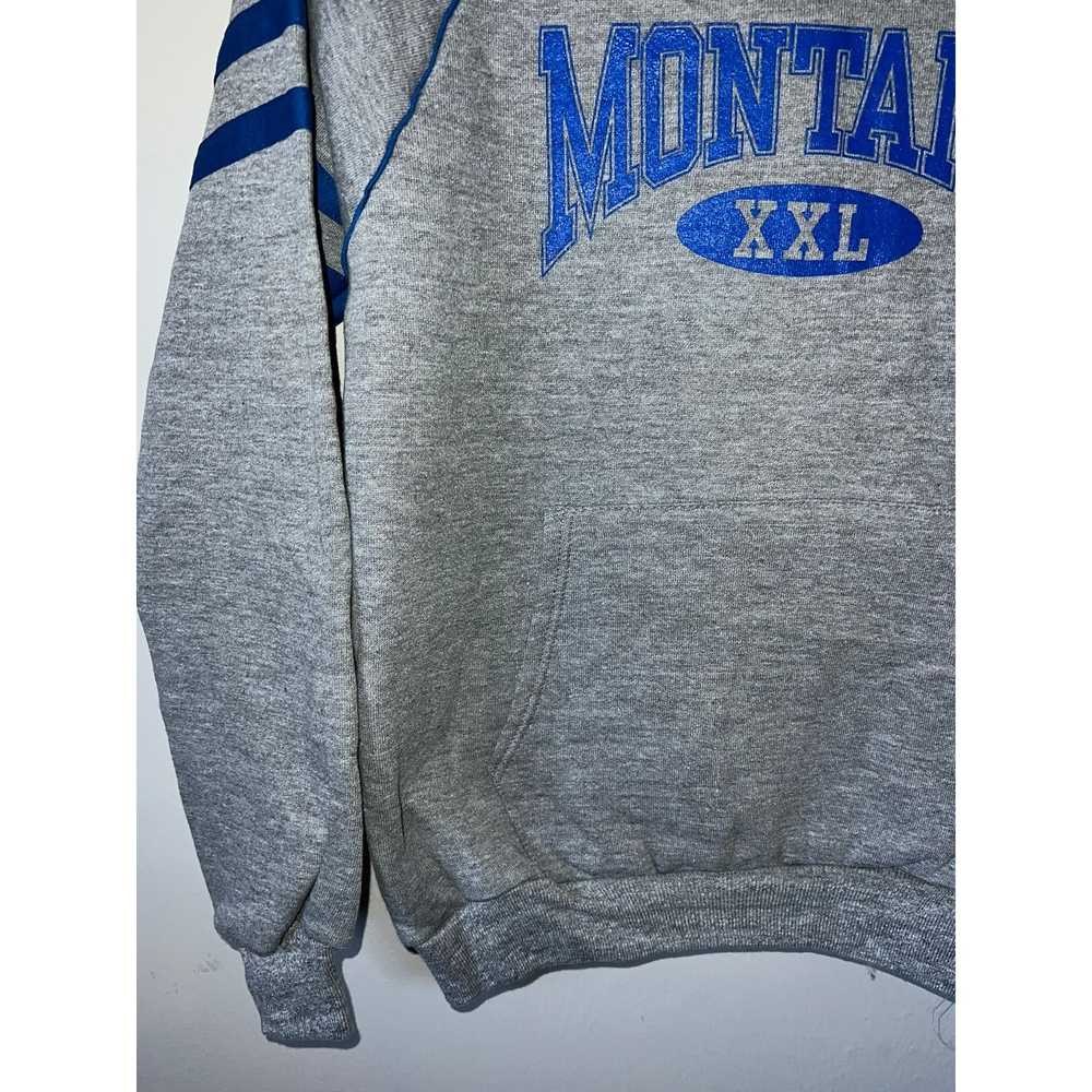 Russell Athletic 90s Jerzees Montana Striped Gray… - image 4