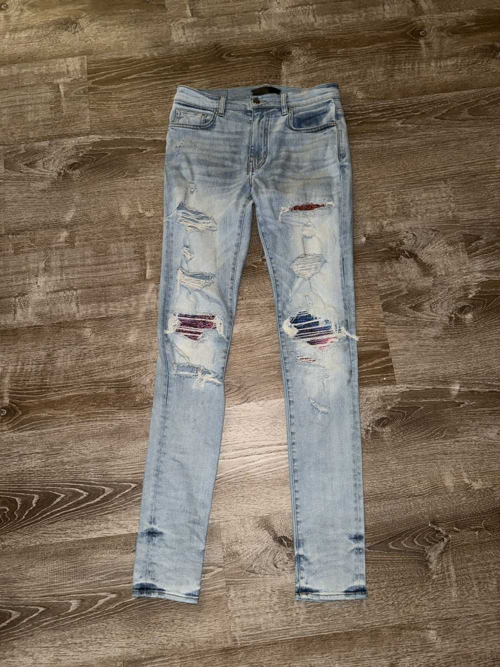 Amiri Amiri Patch Jeans - image 1