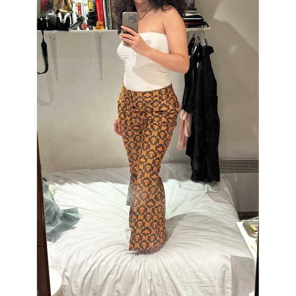 Gucci Silk large pants - image 3