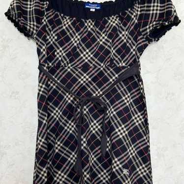 Burberry Blue Label short-sleeve tunic cut-and-sew - image 1