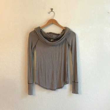 blouse top long sleeve clean - image 1