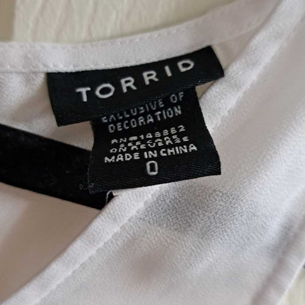 Torrid • White Y2k Open Back Sheer Summer Tank To… - image 9