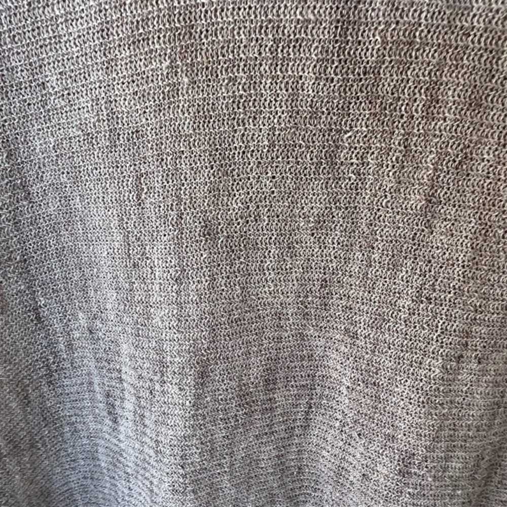 Eileen Fisher Linen Blend Long Sleeve Blouse size… - image 4