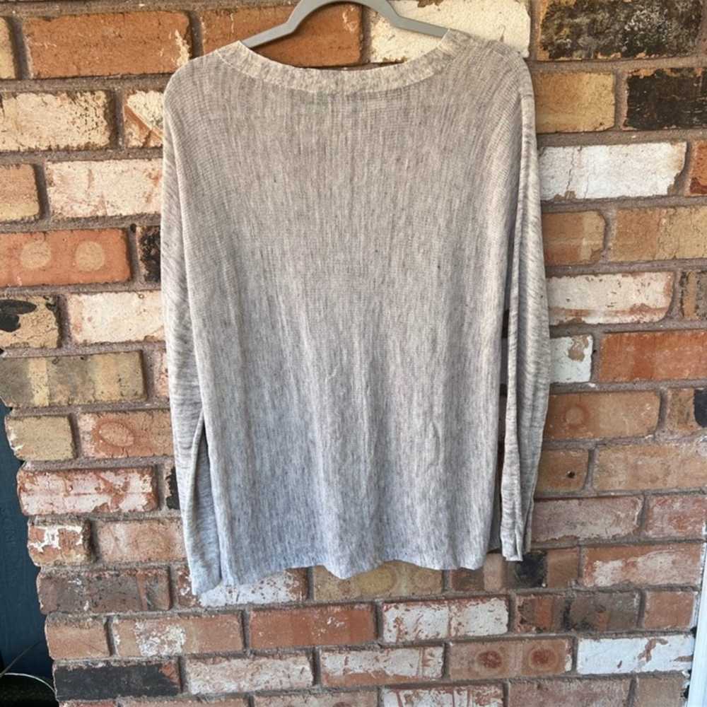 Eileen Fisher Linen Blend Long Sleeve Blouse size… - image 6