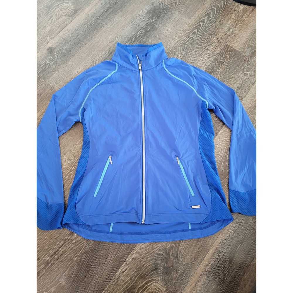 Sunice lightweight full zip jacket blue womens si… - image 1