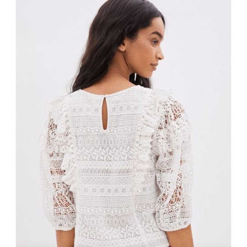 Anthropologie Seen Worn Kept Serena Lace Blouse -… - image 4