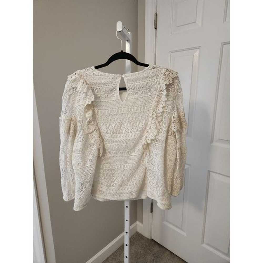 Anthropologie Seen Worn Kept Serena Lace Blouse -… - image 5