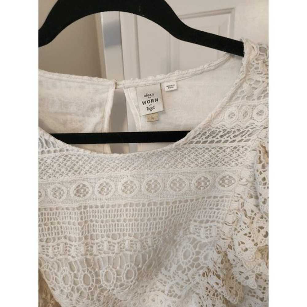 Anthropologie Seen Worn Kept Serena Lace Blouse -… - image 8