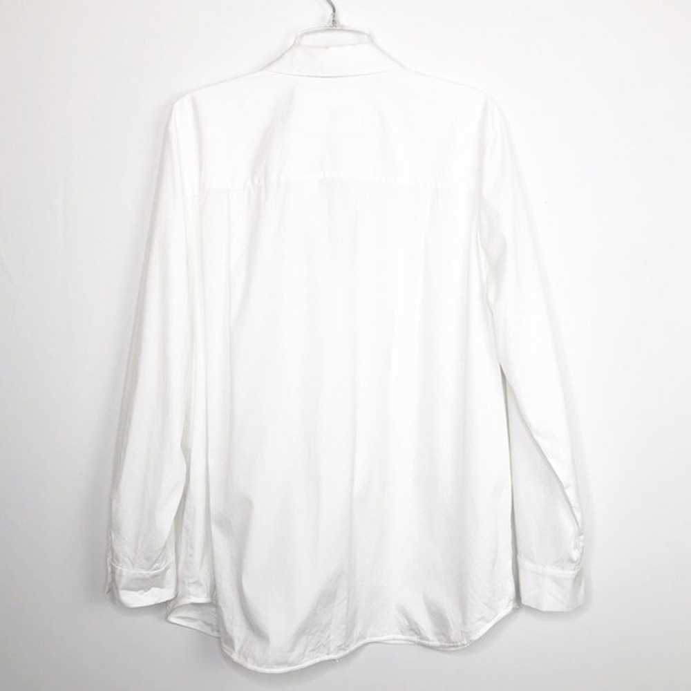 Lafayette 148 white button down shirt - image 2