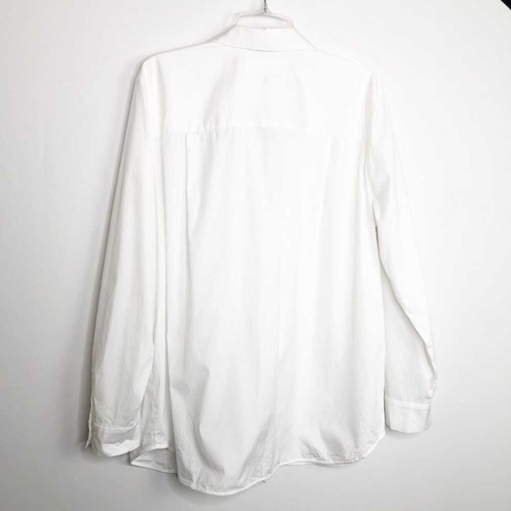 Lafayette 148 white button down shirt - image 4