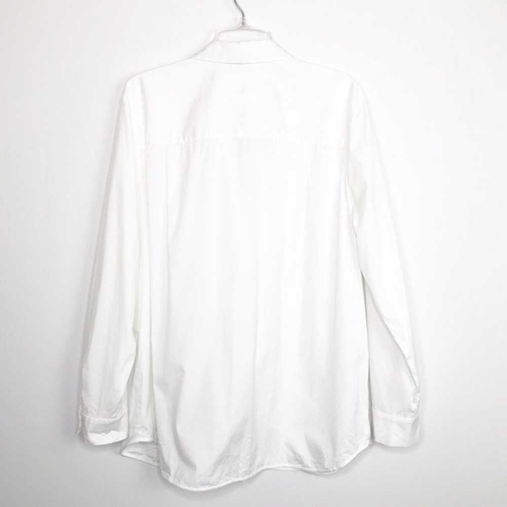 Lafayette 148 white button down shirt - image 6