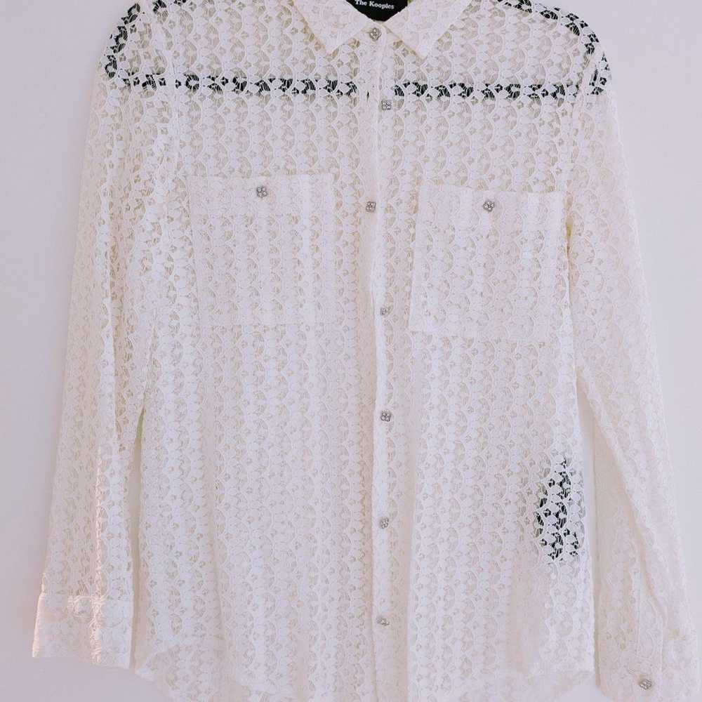 The kooples lace eyelet shirt - image 8