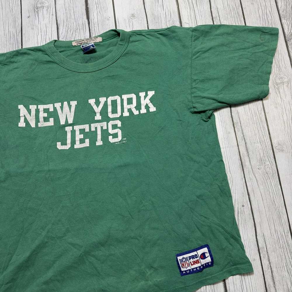 Champion × NFL × Vintage Vintage New York Jets tee - image 3