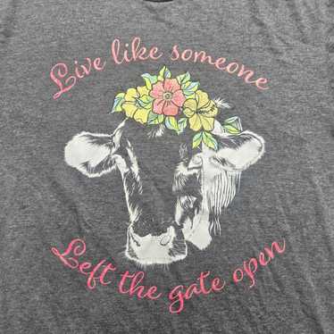 Alife Free Spirited Floral Gray Tee for the Woman… - image 1