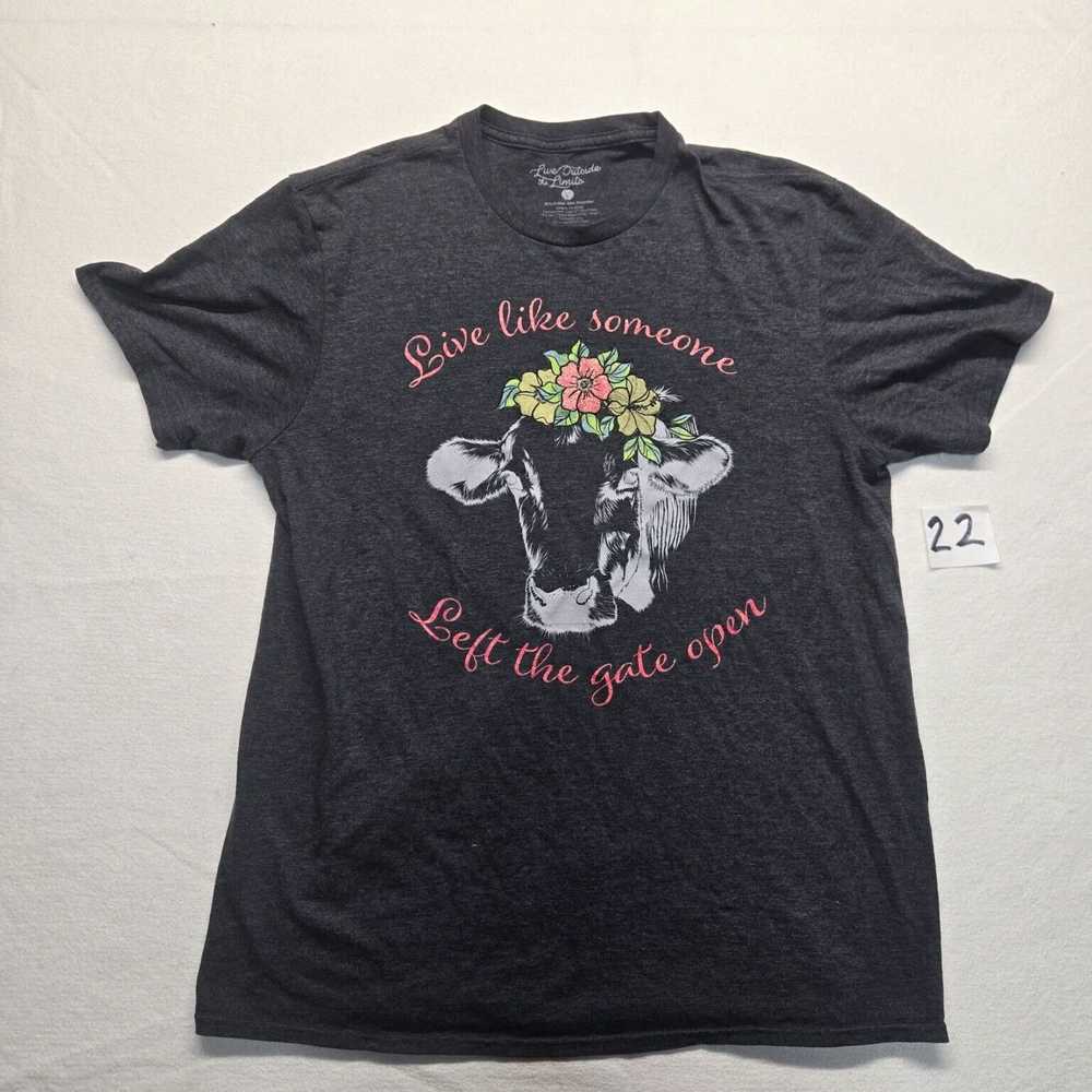 Alife Free Spirited Floral Gray Tee for the Woman… - image 2