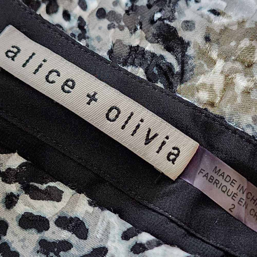 Alice + Olivia Alice + Olivia Silk Athena Snake S… - image 4