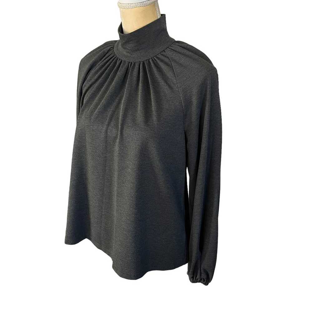 Toccin NY Gray Long Sleeve Mock Turtleneck NEW Si… - image 5