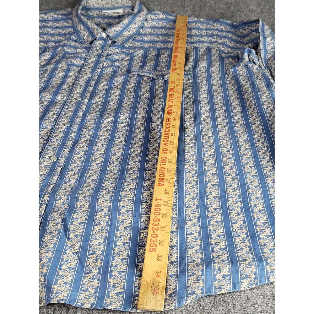 Western Aloha King Size Pearl Snap Shirt Men Sz 4… - image 5