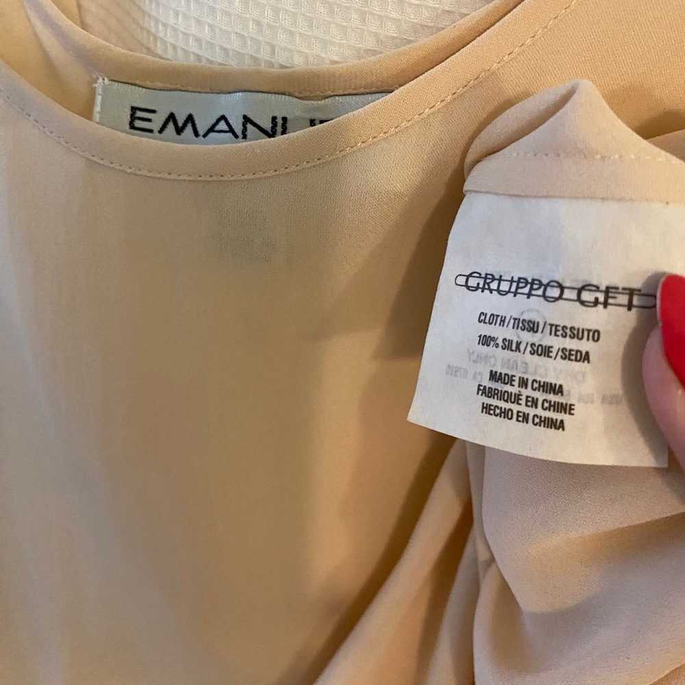 Emanuel Ungaro Silk Nude Tan Tank Sezane - image 4