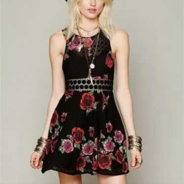 Free People Free People Rose Daisy Chain Mini Dre… - image 1