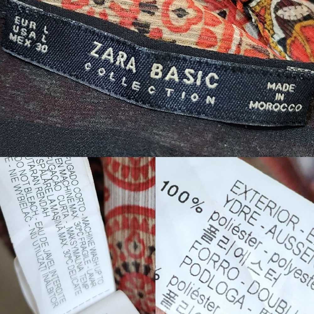 Zara Zara Patchwork Boho Dress - image 4