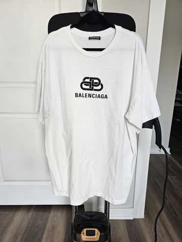 Balenciaga oversized logo tee