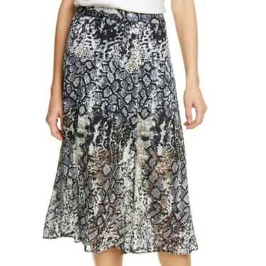 Alice + Olivia Alice + Olivia Silk Athena Snake S… - image 1