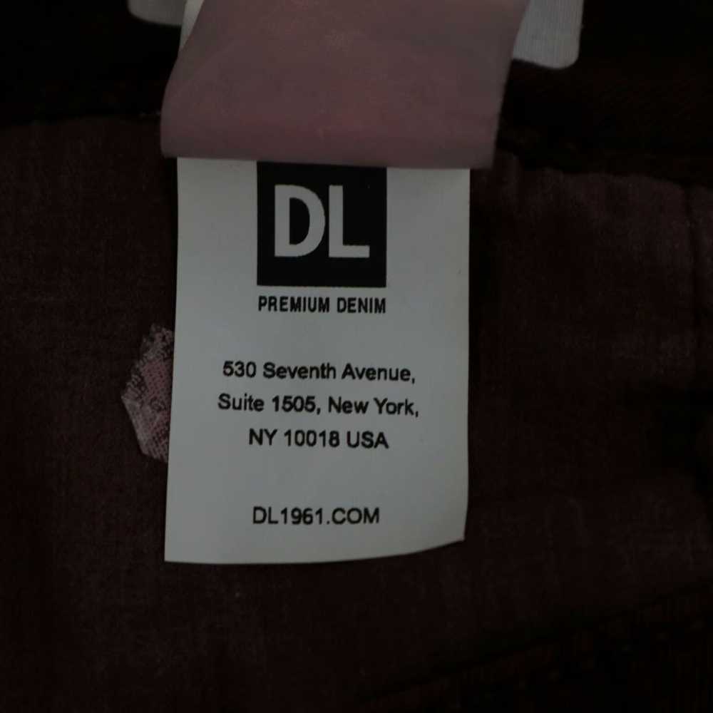 Dl1961 Sangria Burgundy Red Stretch Denim Skinny … - image 4