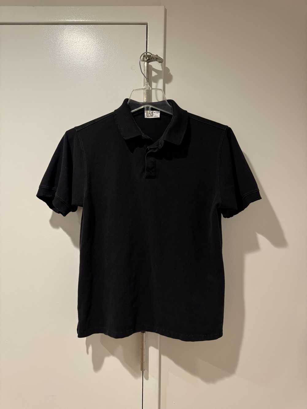 Frame Frame Distressed Black Polo - image 1