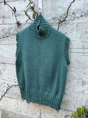 Marni RARE GRAIL Marni raw distressed sweater vest - image 1