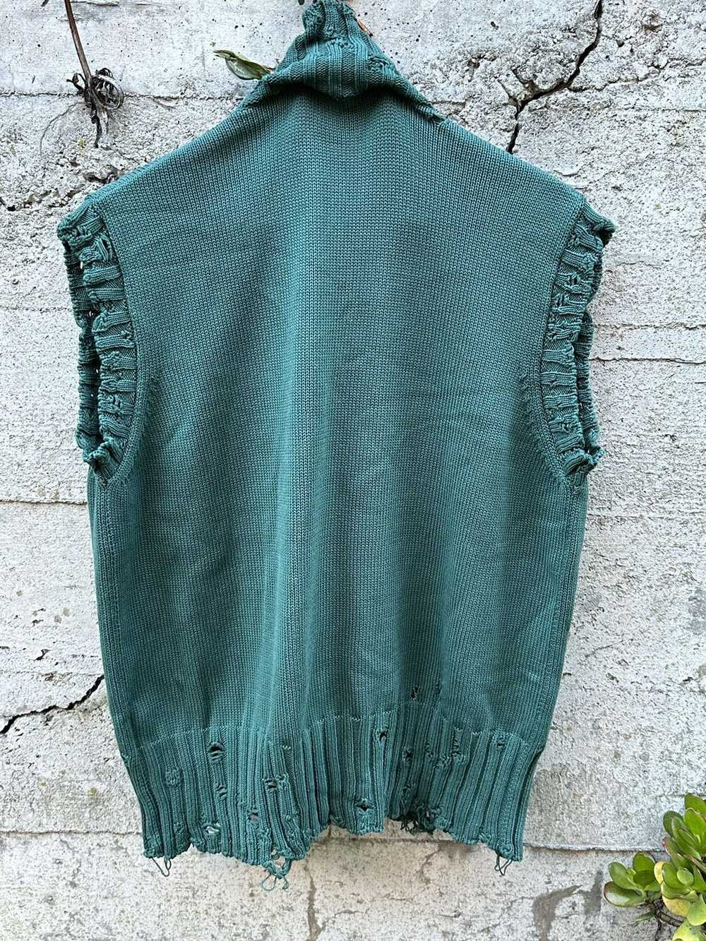 Marni RARE GRAIL Marni raw distressed sweater vest - image 5