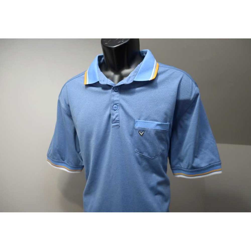 Callaway Opti Dri Performance Blue Golf Polo Shir… - image 3