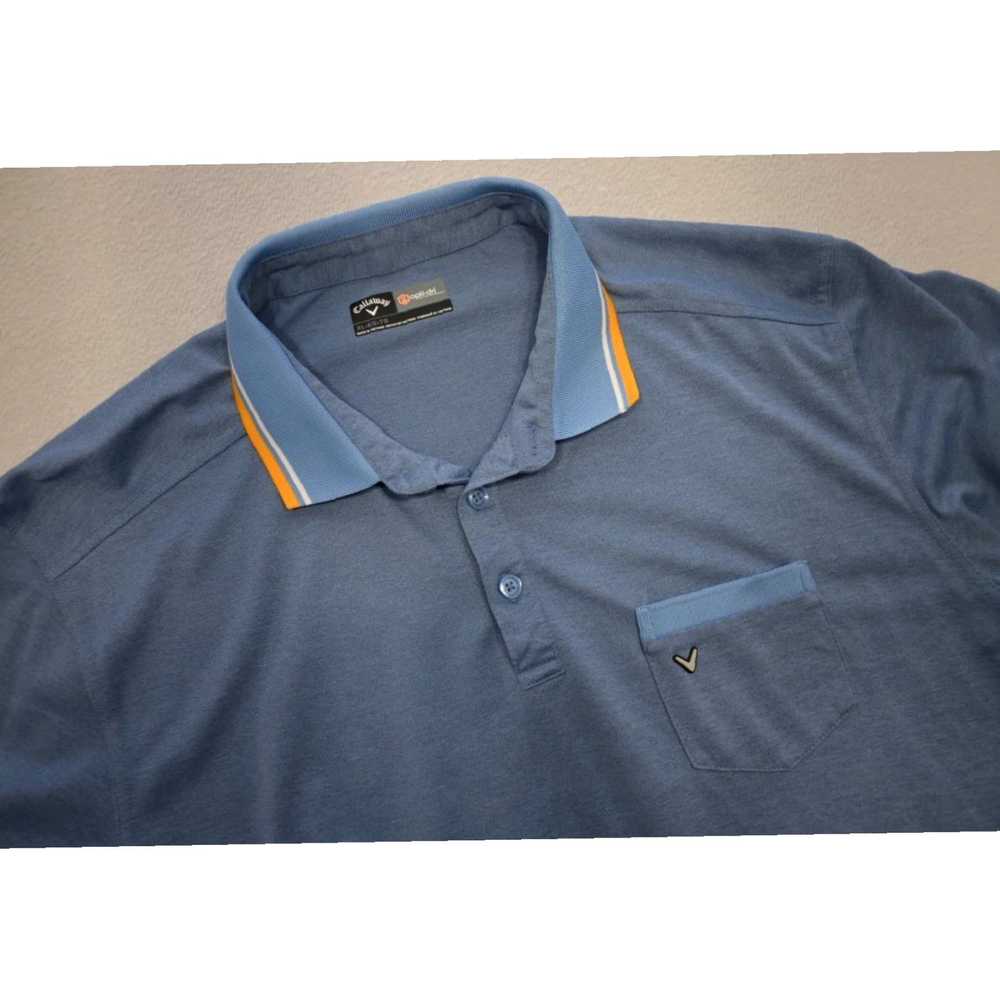 Callaway Opti Dri Performance Blue Golf Polo Shir… - image 5