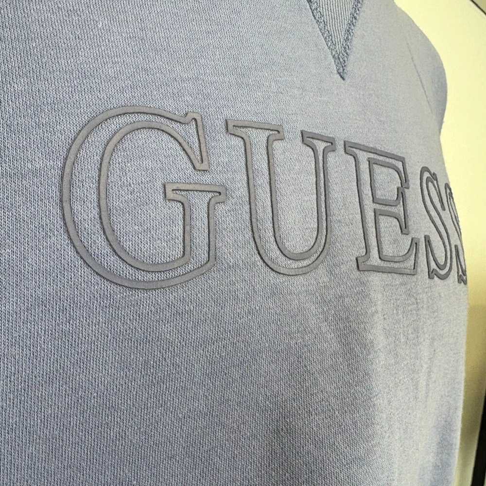 Guess Mens Purple Long Sleeve Crewneck Sweatshirt… - image 3