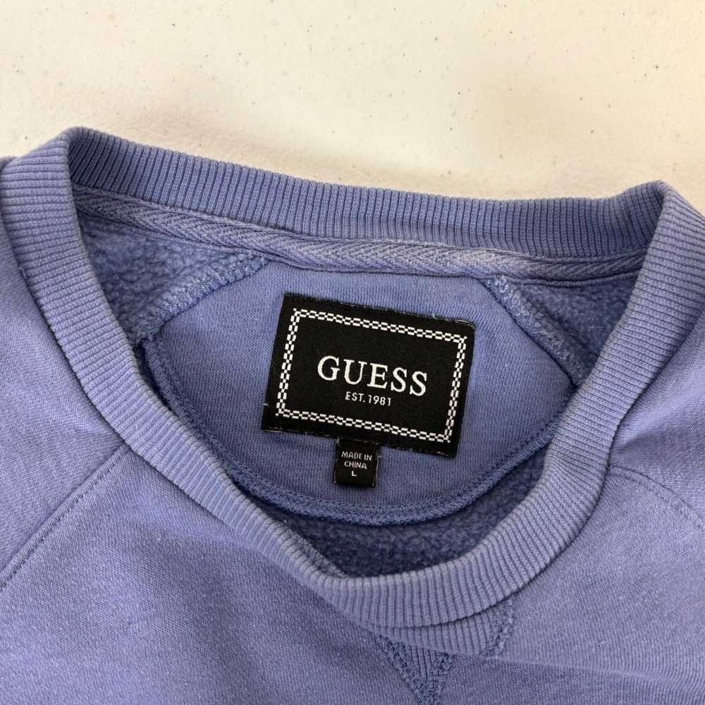 Guess Mens Purple Long Sleeve Crewneck Sweatshirt… - image 6