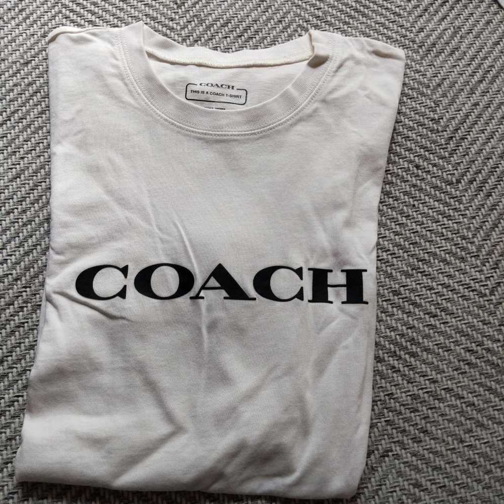 COACH short-sleeved T-shirt size S Cream - image 1